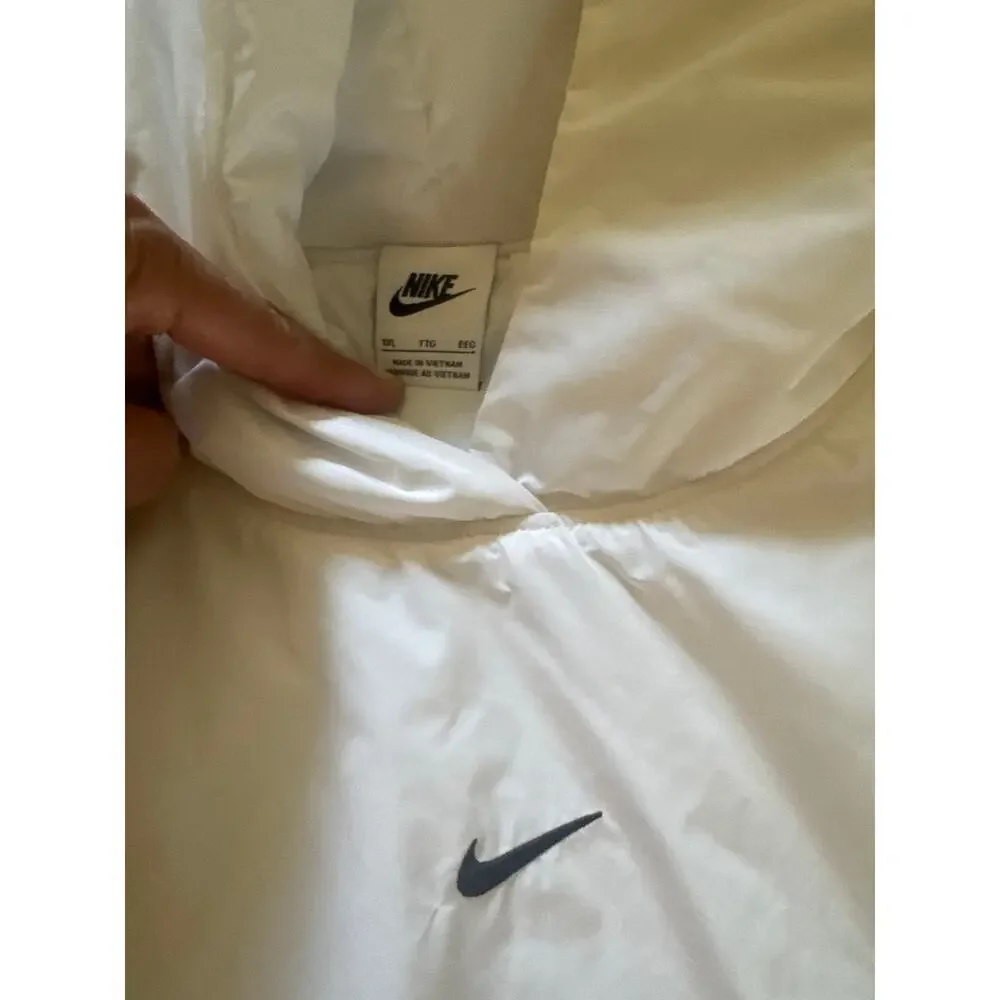 White Nike Circa Insulated Pullover Hoodie
